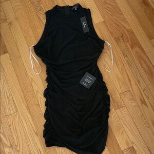 NWT Lulus black sleeveless going out dress